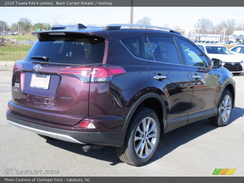 Black Currant Metallic / Nutmeg 2016 Toyota RAV4 Limited