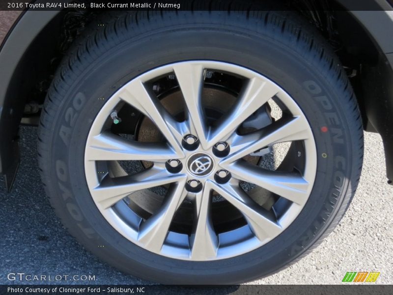 Black Currant Metallic / Nutmeg 2016 Toyota RAV4 Limited