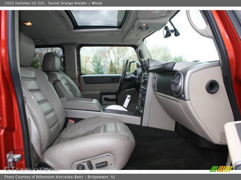 Sunset Orange Metallic / Wheat 2003 Hummer H2 SUV