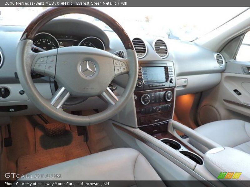 Everest Green Metallic / Ash 2006 Mercedes-Benz ML 350 4Matic