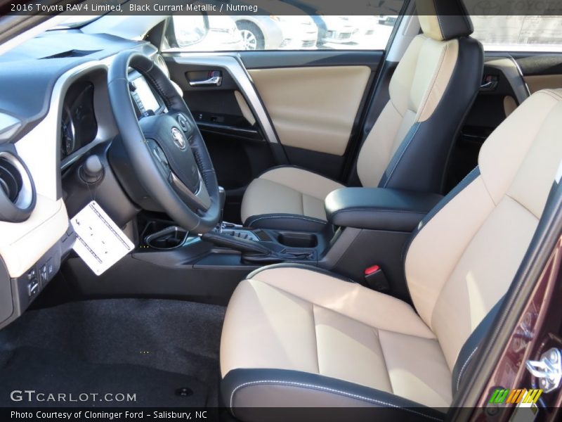 Black Currant Metallic / Nutmeg 2016 Toyota RAV4 Limited