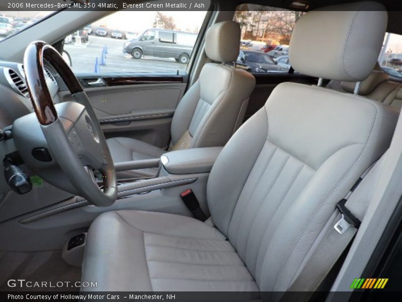 Everest Green Metallic / Ash 2006 Mercedes-Benz ML 350 4Matic