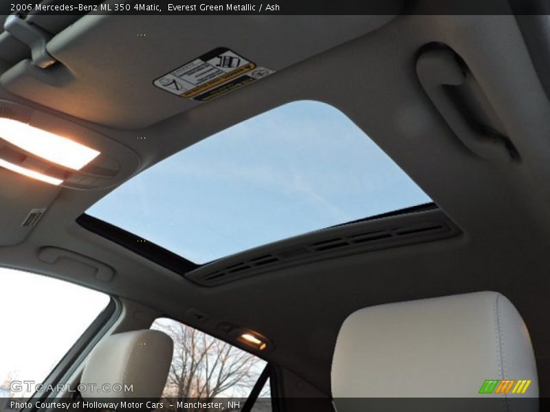 Everest Green Metallic / Ash 2006 Mercedes-Benz ML 350 4Matic