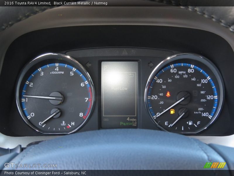 Black Currant Metallic / Nutmeg 2016 Toyota RAV4 Limited