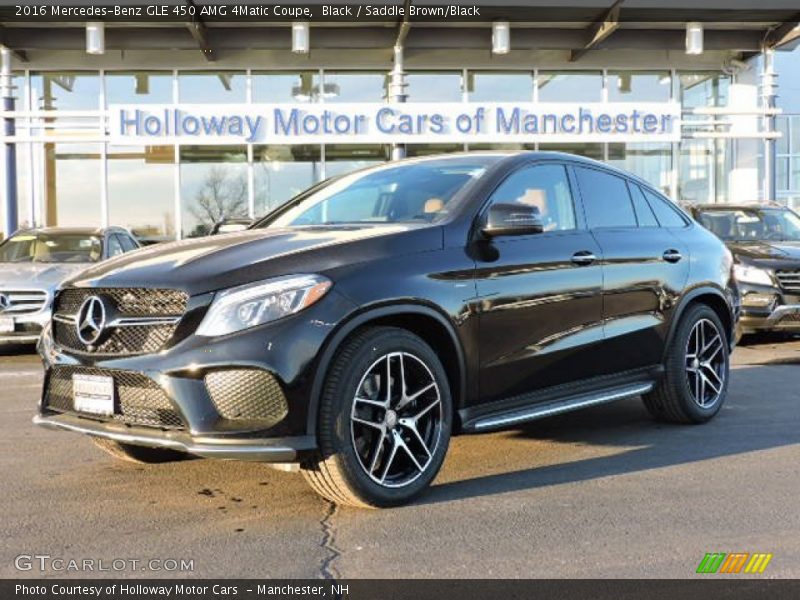 Black / Saddle Brown/Black 2016 Mercedes-Benz GLE 450 AMG 4Matic Coupe