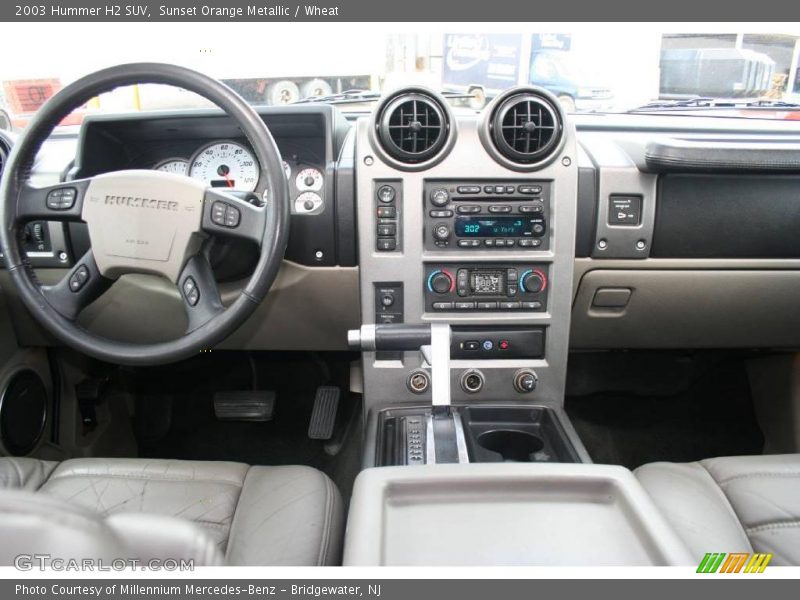 Sunset Orange Metallic / Wheat 2003 Hummer H2 SUV