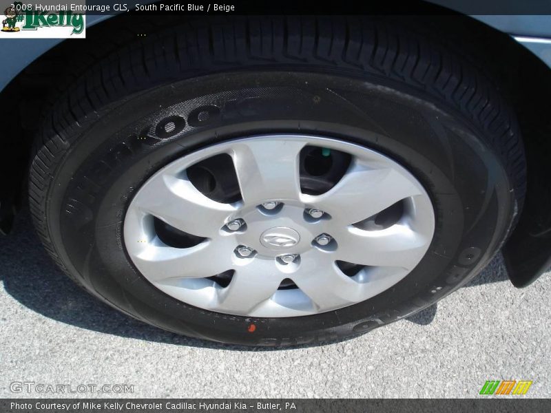 South Pacific Blue / Beige 2008 Hyundai Entourage GLS