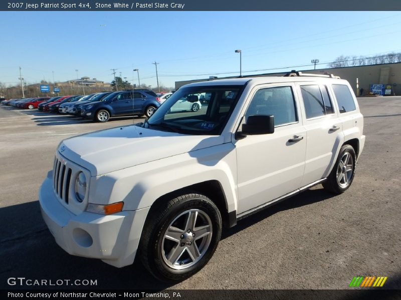 Stone White / Pastel Slate Gray 2007 Jeep Patriot Sport 4x4