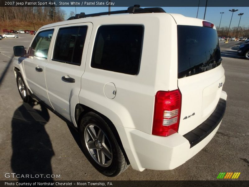 Stone White / Pastel Slate Gray 2007 Jeep Patriot Sport 4x4