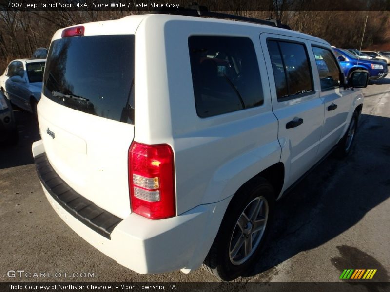 Stone White / Pastel Slate Gray 2007 Jeep Patriot Sport 4x4