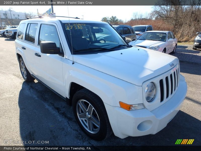 Stone White / Pastel Slate Gray 2007 Jeep Patriot Sport 4x4