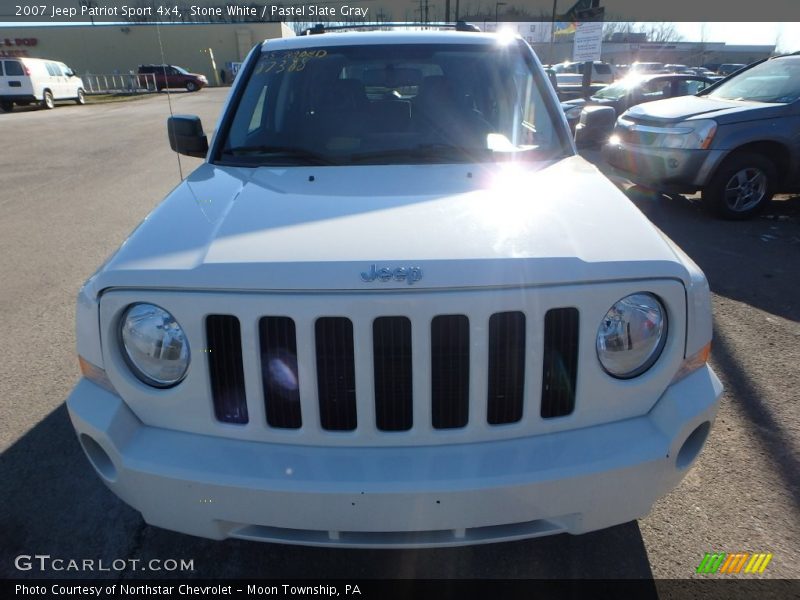 Stone White / Pastel Slate Gray 2007 Jeep Patriot Sport 4x4
