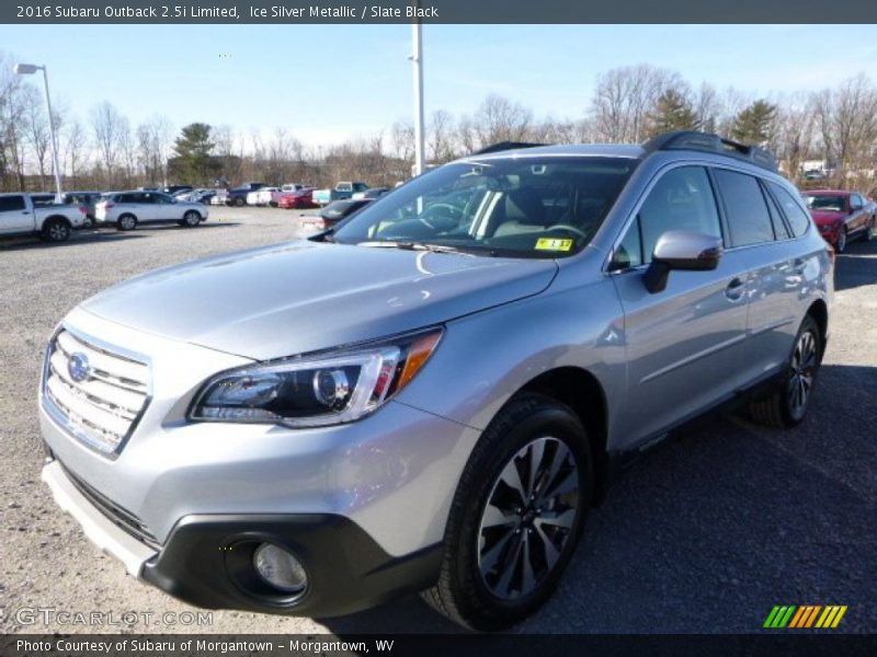 Ice Silver Metallic / Slate Black 2016 Subaru Outback 2.5i Limited