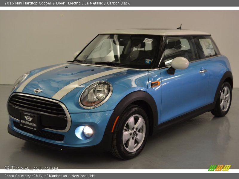 Electric Blue Metallic / Carbon Black 2016 Mini Hardtop Cooper 2 Door