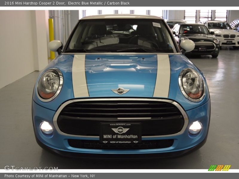Electric Blue Metallic / Carbon Black 2016 Mini Hardtop Cooper 2 Door