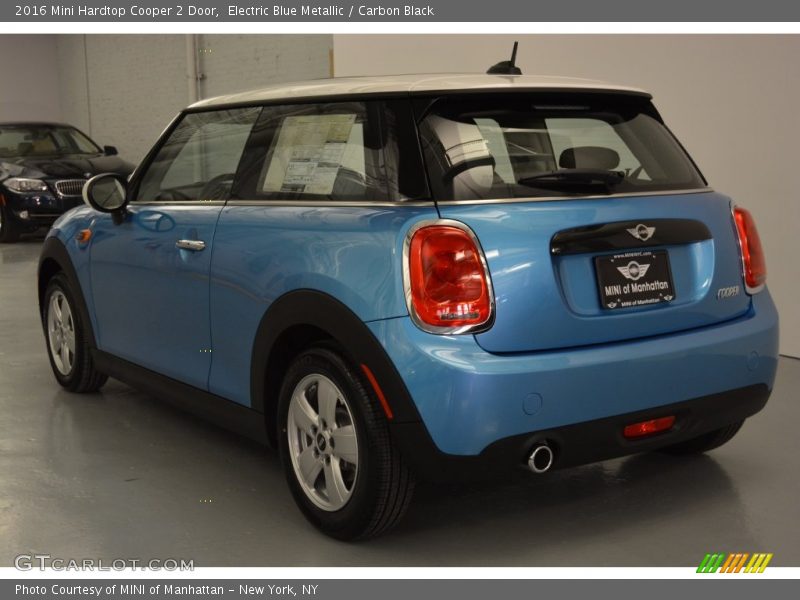 Electric Blue Metallic / Carbon Black 2016 Mini Hardtop Cooper 2 Door