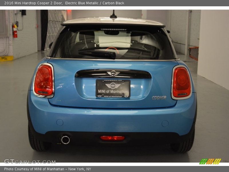 Electric Blue Metallic / Carbon Black 2016 Mini Hardtop Cooper 2 Door