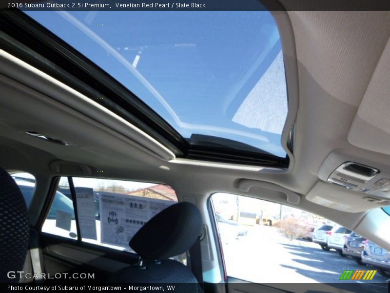 Venetian Red Pearl / Slate Black 2016 Subaru Outback 2.5i Premium