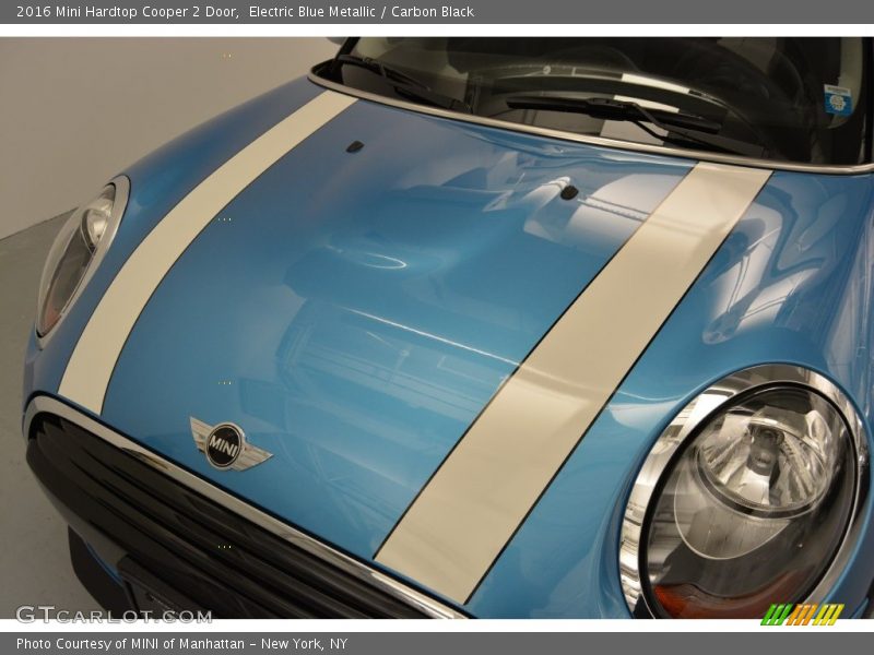 Electric Blue Metallic / Carbon Black 2016 Mini Hardtop Cooper 2 Door