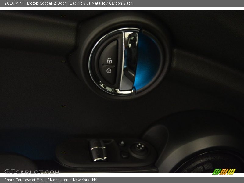 Electric Blue Metallic / Carbon Black 2016 Mini Hardtop Cooper 2 Door