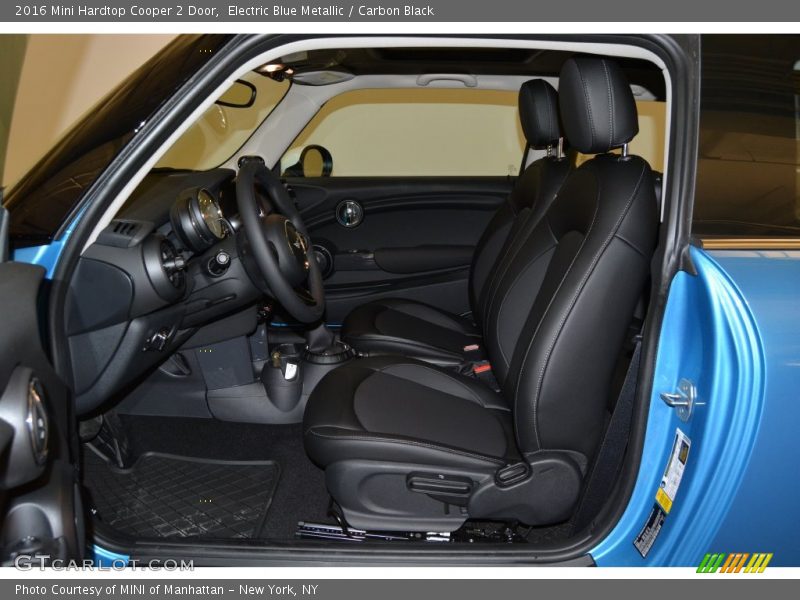 Electric Blue Metallic / Carbon Black 2016 Mini Hardtop Cooper 2 Door