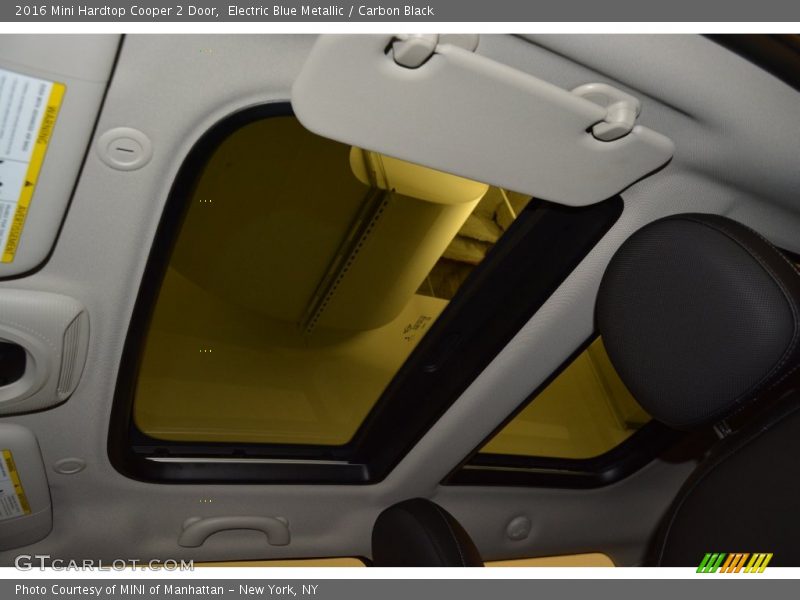 Electric Blue Metallic / Carbon Black 2016 Mini Hardtop Cooper 2 Door