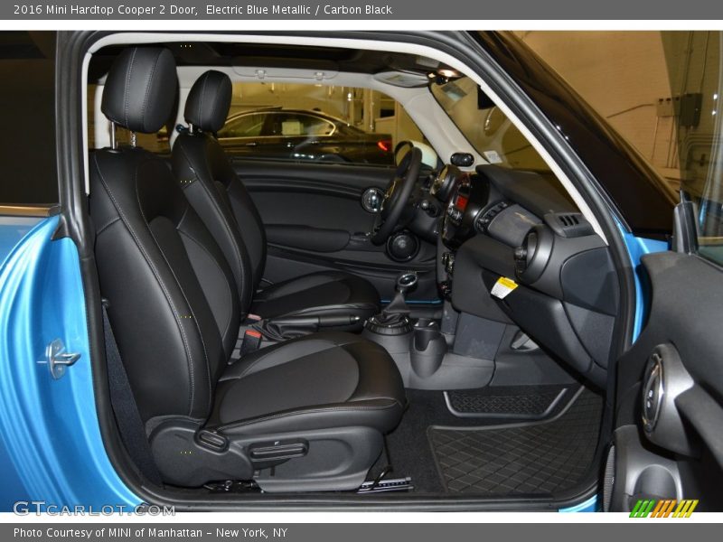 Electric Blue Metallic / Carbon Black 2016 Mini Hardtop Cooper 2 Door