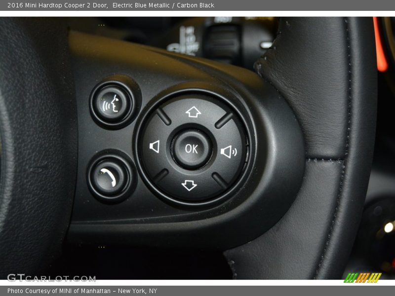 Electric Blue Metallic / Carbon Black 2016 Mini Hardtop Cooper 2 Door