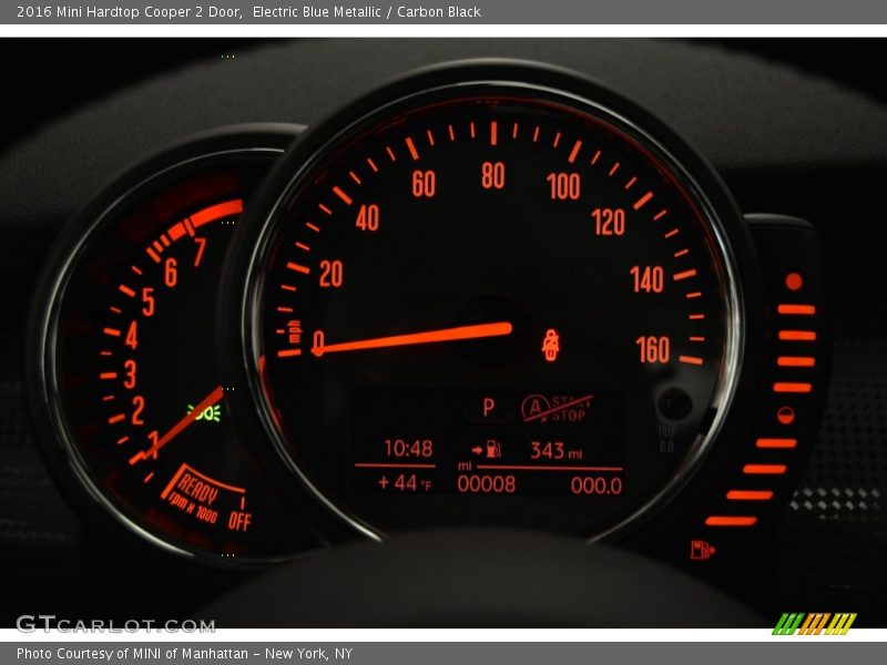 Electric Blue Metallic / Carbon Black 2016 Mini Hardtop Cooper 2 Door