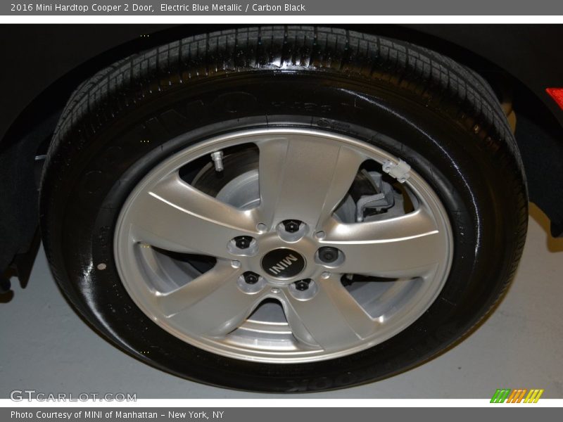 Electric Blue Metallic / Carbon Black 2016 Mini Hardtop Cooper 2 Door