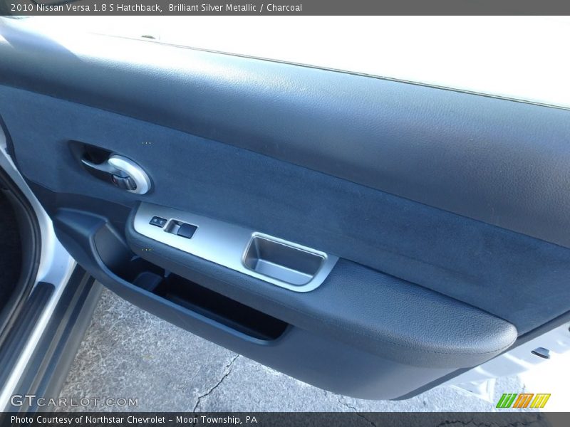 Brilliant Silver Metallic / Charcoal 2010 Nissan Versa 1.8 S Hatchback