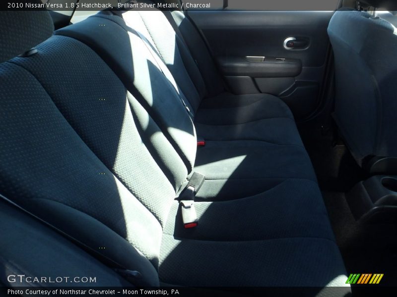 Brilliant Silver Metallic / Charcoal 2010 Nissan Versa 1.8 S Hatchback