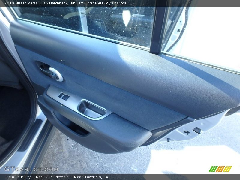 Brilliant Silver Metallic / Charcoal 2010 Nissan Versa 1.8 S Hatchback