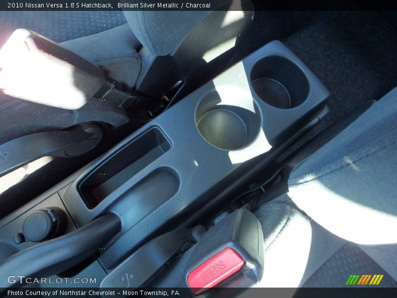 Brilliant Silver Metallic / Charcoal 2010 Nissan Versa 1.8 S Hatchback