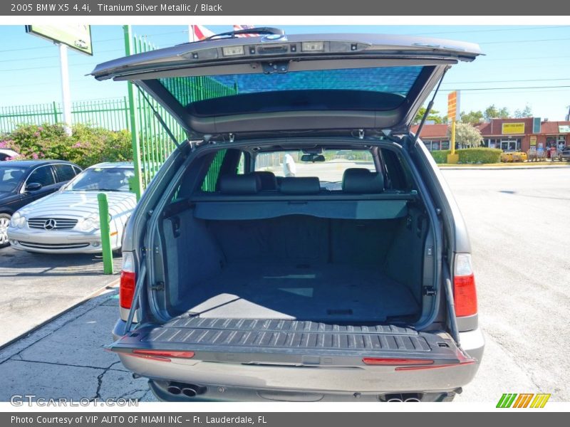 Titanium Silver Metallic / Black 2005 BMW X5 4.4i