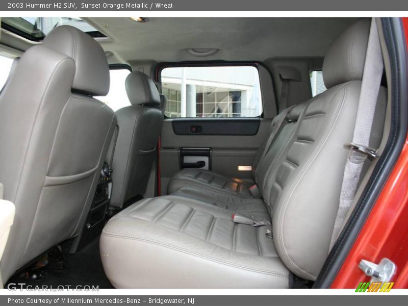 Sunset Orange Metallic / Wheat 2003 Hummer H2 SUV