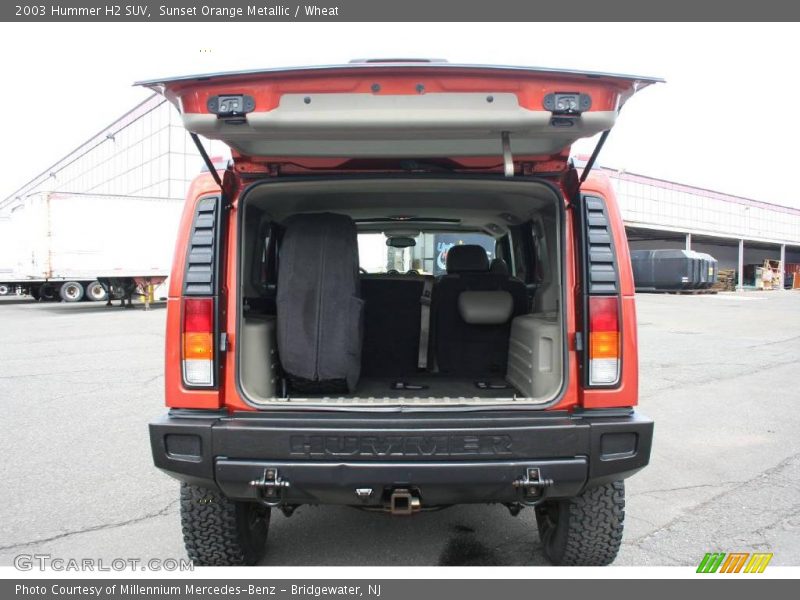 Sunset Orange Metallic / Wheat 2003 Hummer H2 SUV