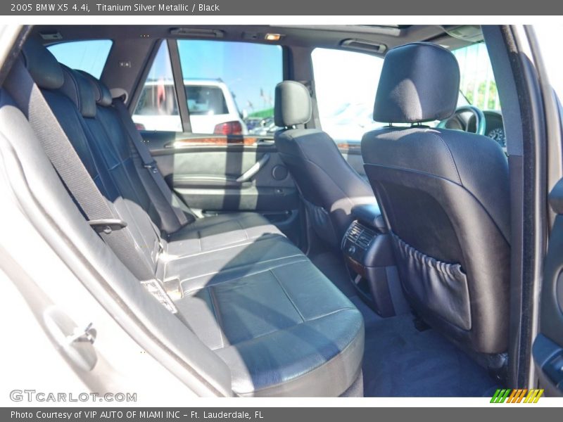 Titanium Silver Metallic / Black 2005 BMW X5 4.4i