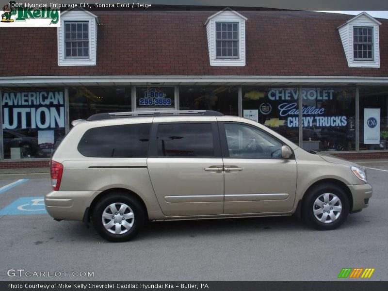 Sonora Gold / Beige 2008 Hyundai Entourage GLS