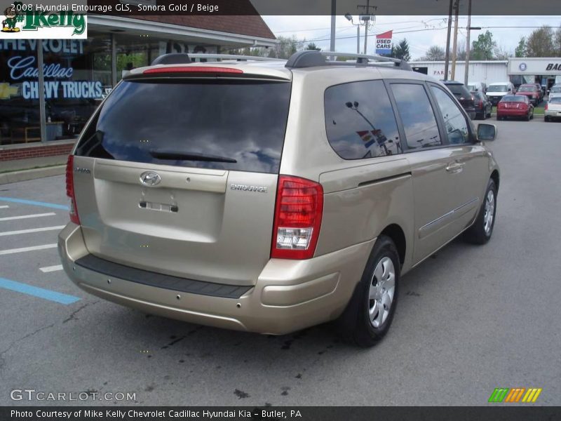 Sonora Gold / Beige 2008 Hyundai Entourage GLS