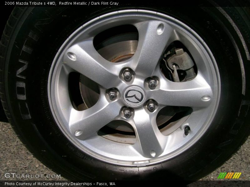 Redfire Metallic / Dark Flint Gray 2006 Mazda Tribute s 4WD