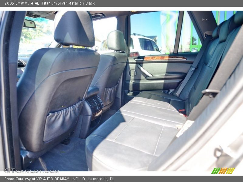 Titanium Silver Metallic / Black 2005 BMW X5 4.4i