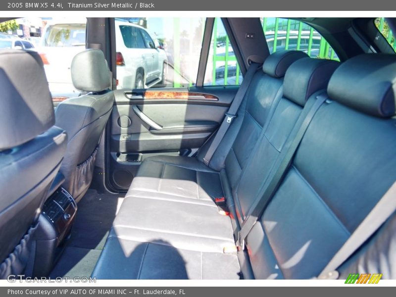 Titanium Silver Metallic / Black 2005 BMW X5 4.4i