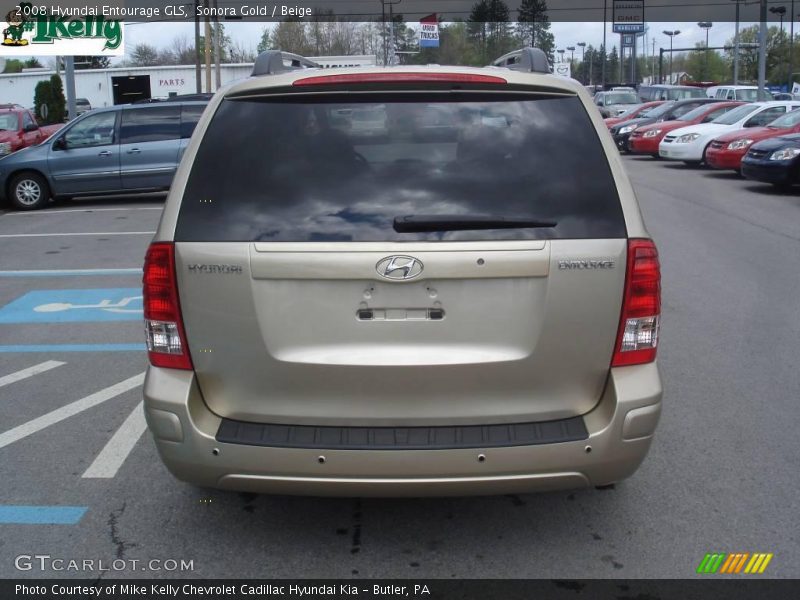 Sonora Gold / Beige 2008 Hyundai Entourage GLS