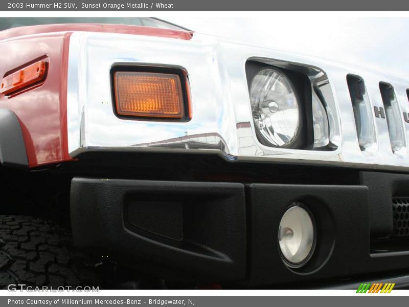 Sunset Orange Metallic / Wheat 2003 Hummer H2 SUV