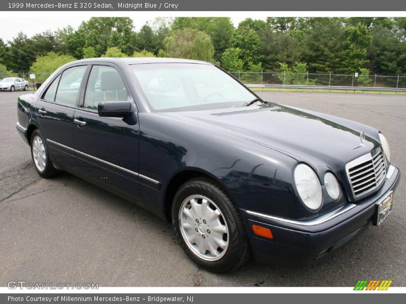 Midnight Blue / Grey 1999 Mercedes-Benz E 320 Sedan