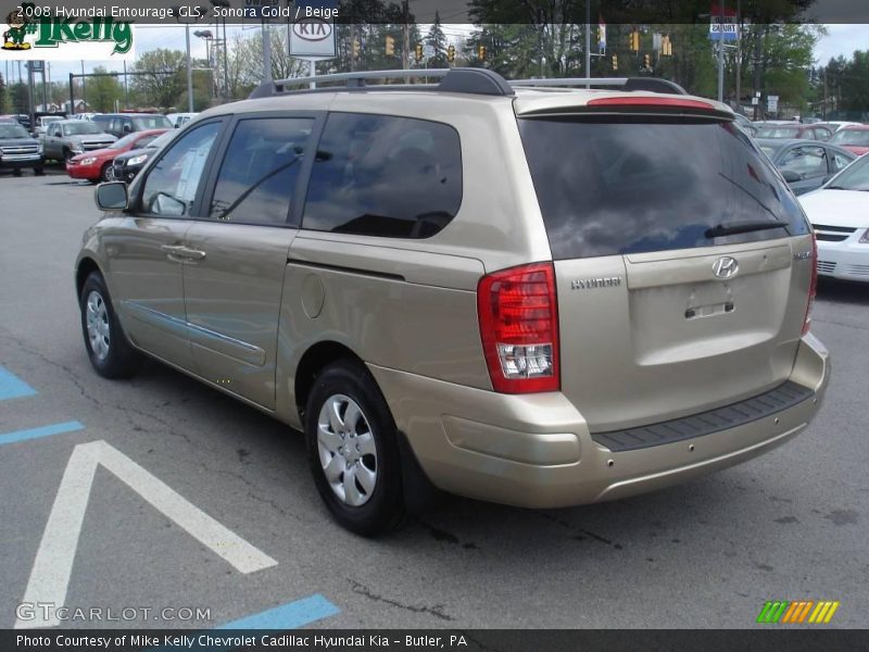 Sonora Gold / Beige 2008 Hyundai Entourage GLS