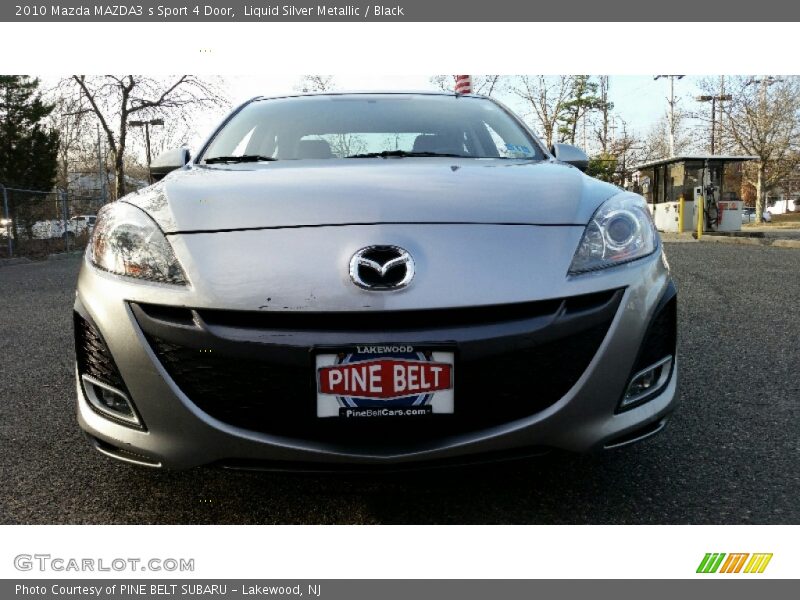 Liquid Silver Metallic / Black 2010 Mazda MAZDA3 s Sport 4 Door