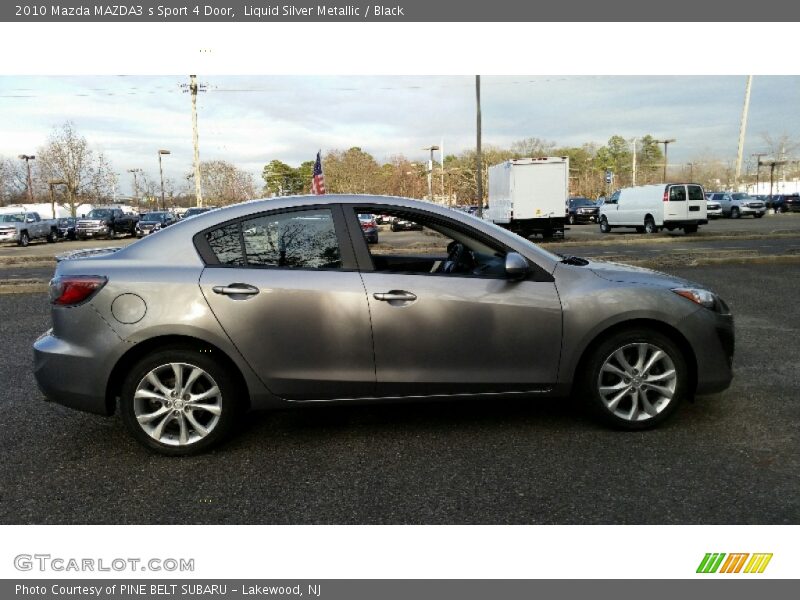 Liquid Silver Metallic / Black 2010 Mazda MAZDA3 s Sport 4 Door
