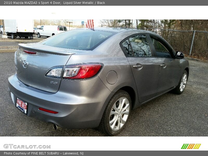Liquid Silver Metallic / Black 2010 Mazda MAZDA3 s Sport 4 Door